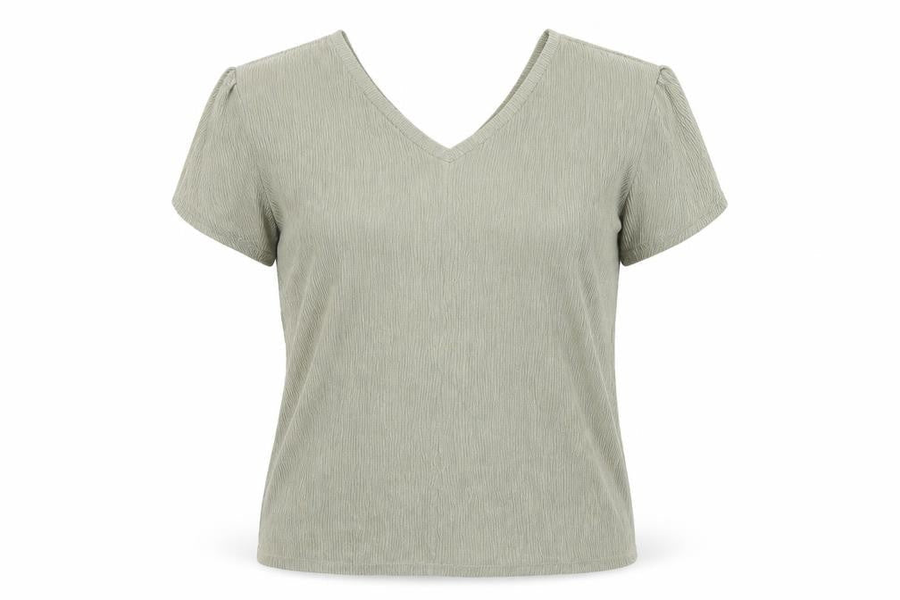 Womens UK Size 10 Marks and Spencer Green Basic Blouse