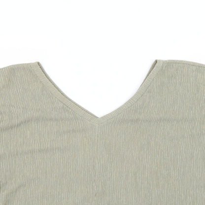 Womens UK Size 10 Marks and Spencer Green Basic Blouse