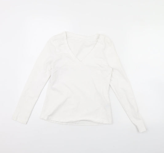 SheIn Womens White   Basic Blouse Size M