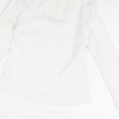 SheIn Womens White   Basic Blouse Size M