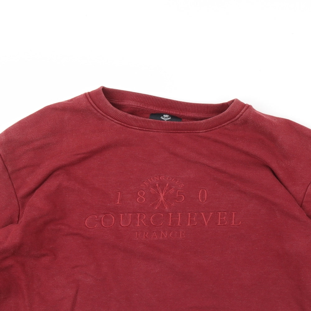 Womens UK Size 12 Threadbare Red Pullover Jumper