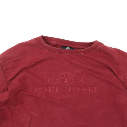 Womens UK Size 12 Threadbare Red Pullover Jumper