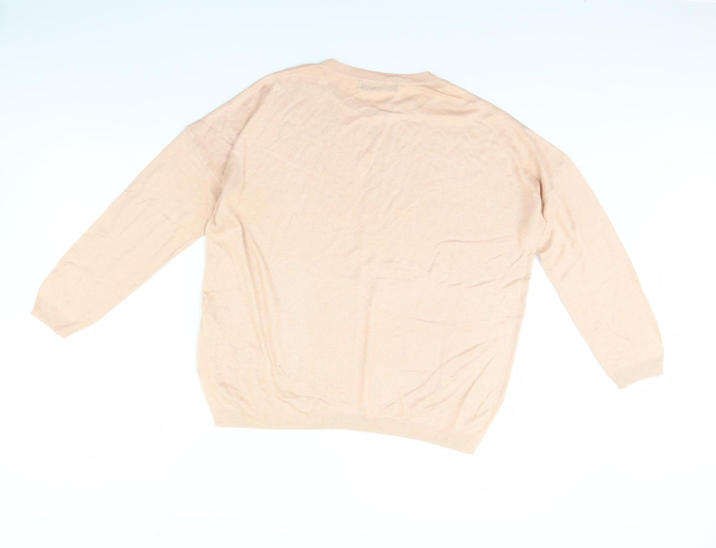 Womens UK Size L M&S Pink Pullover Jumper