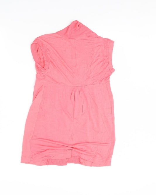Womens UK Size 10 New Look Pink Cardigan Jumper