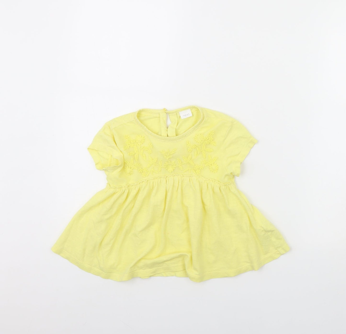 NEXT Girls Yellow   Fit & Flare  Size 3 Years
