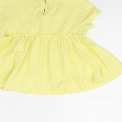 NEXT Girls Yellow   Fit & Flare  Size 3 Years
