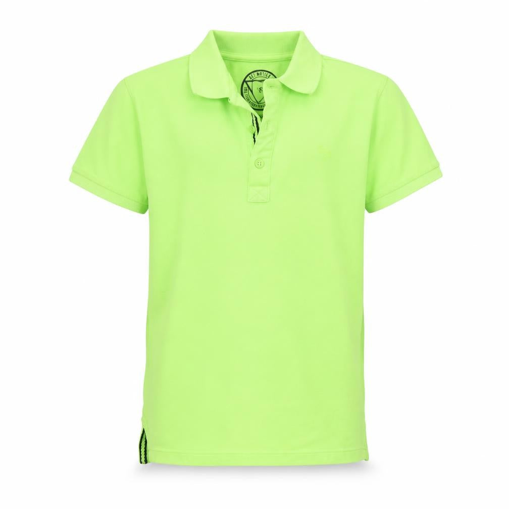 Front view of Urban Debt boys’ green basic button-up, size 10, years