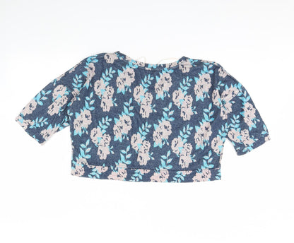 George Womens Black Floral  Pullover Jumper Size 18