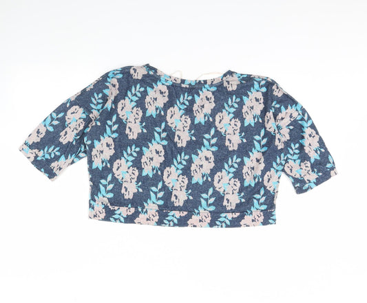 George Womens Black Floral  Pullover Jumper Size 18