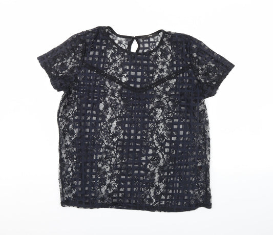 George Womens Blue   Basic Blouse Size 16