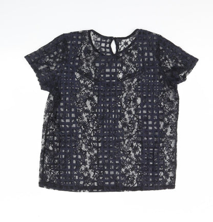 George Womens Blue   Basic Blouse Size 16