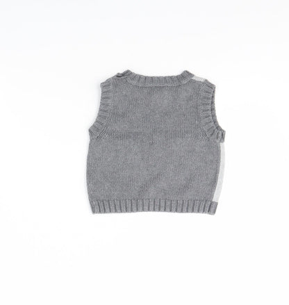 Back view of Next Baby Grey jumper, size 3-6, Months - Disney