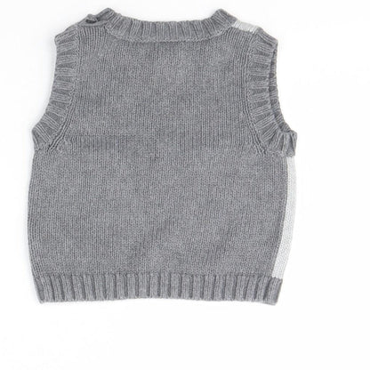 Brand and care label for Next Baby Grey jumper, size 3-6, Months - Disney