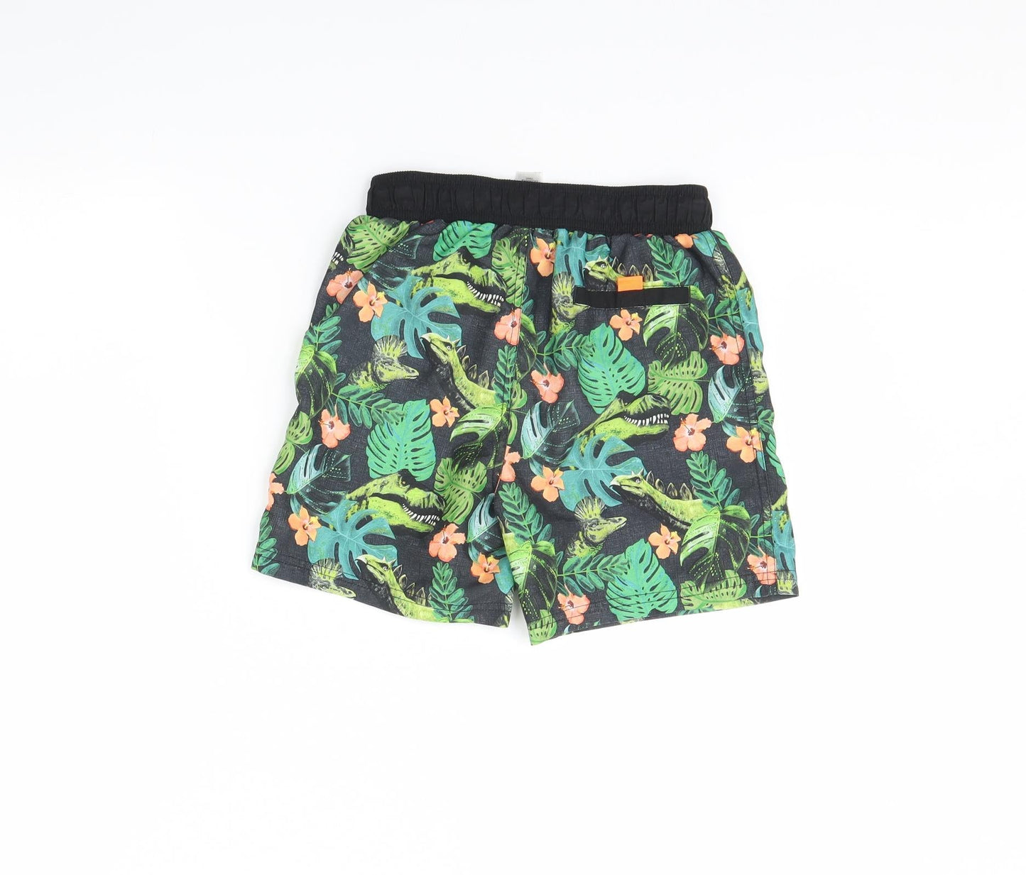 TU Boys Green Floral  Sweat Shorts Size 9 Years
