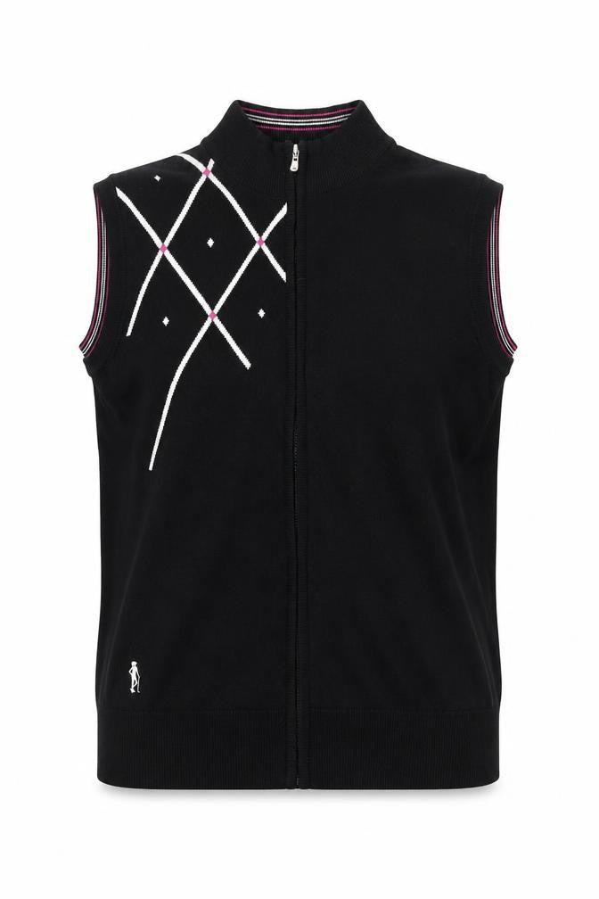 Front view of GLEN MUR women’s black jacket, size L