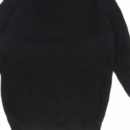 Easy  Mens Black   Pullover Jumper Size S
