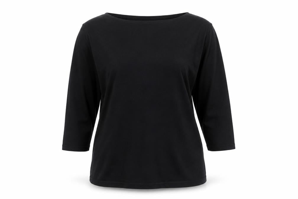 Womens UK Size 18 Preworn Black Basic Blouse