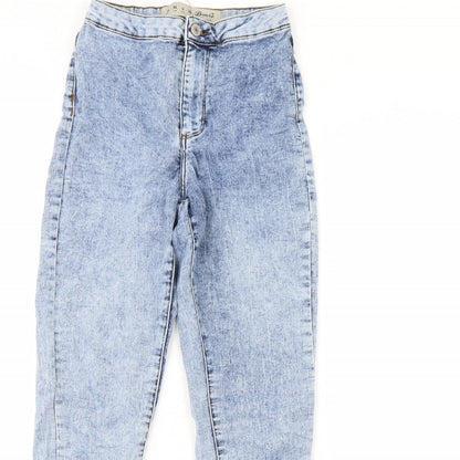 Denim & Co. Womens Blue  Denim Skinny Jeans Size 8 L28 in