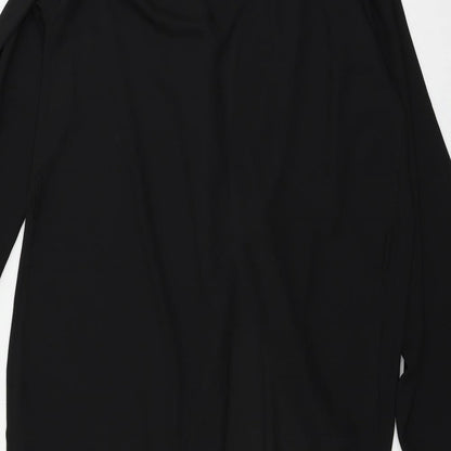 Missguided Womens Black  Chiffon Jacket  Size 8