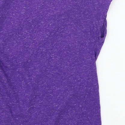 Long board Girls Purple  Jersey Basic T-Shirt Size 9-10 Years