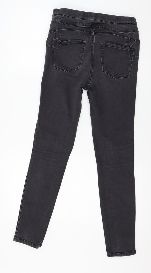 NEXT Womens Grey  Denim Skinny Jeans Size 12 L28 in
