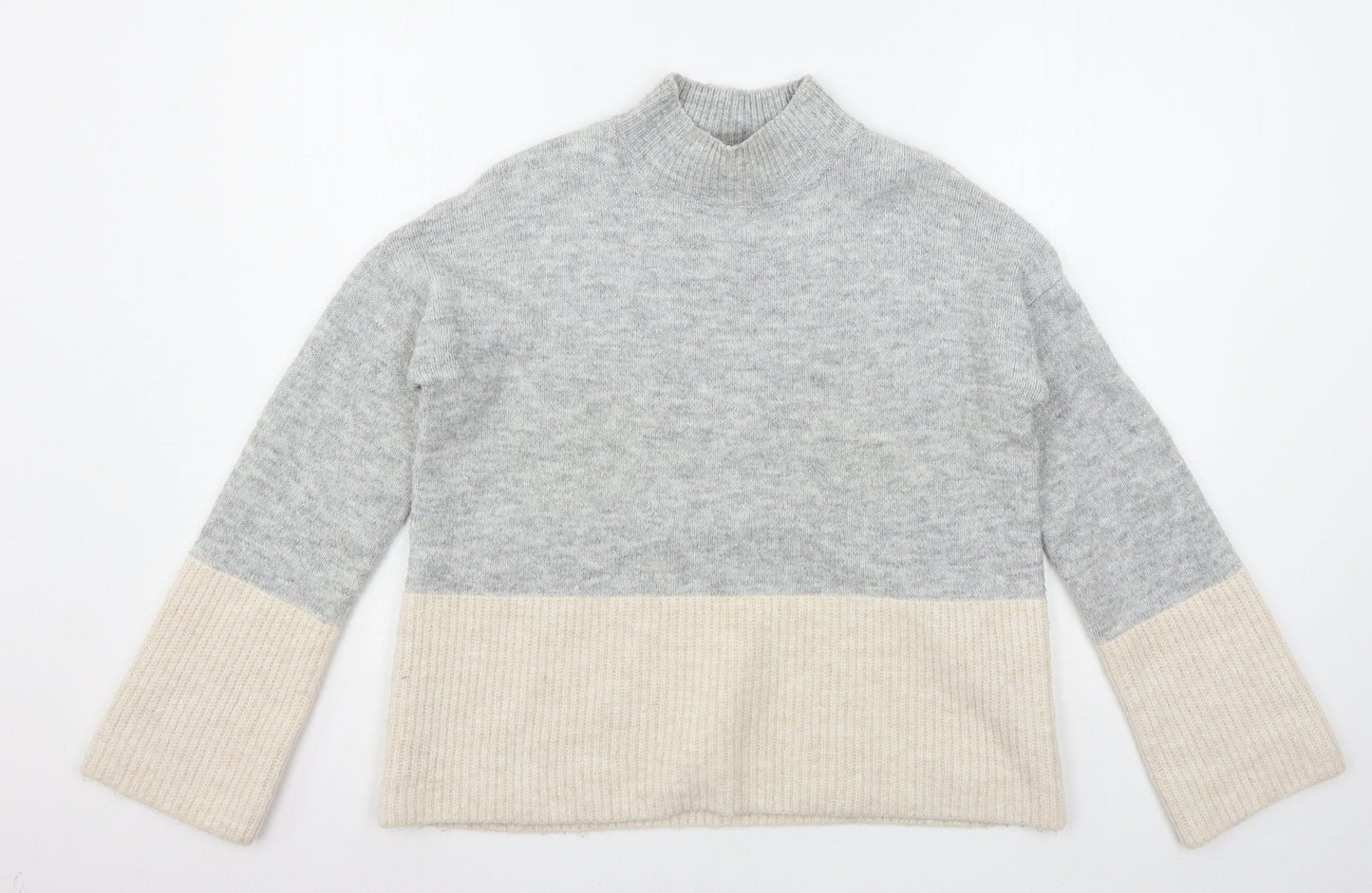 Womens UK Size S Papaya Green Pullover Jumper