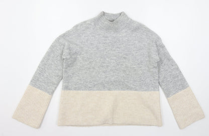 Womens UK Size S Papaya Green Pullover Jumper