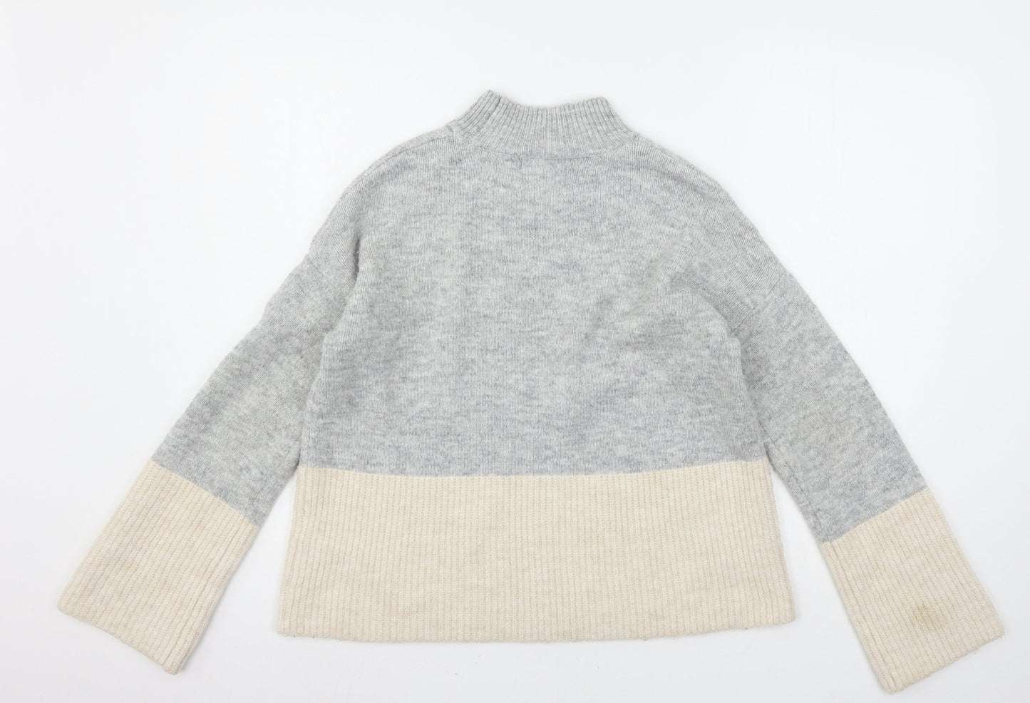 Womens UK Size S Papaya Green Pullover Jumper