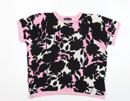 Womens UK Size 14 Marks and Spencer Pink Pullover Jumper