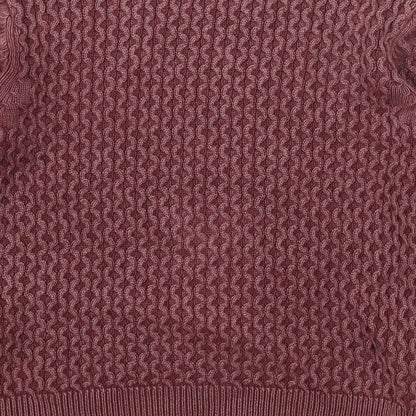 Angel & Rocket Girls Purple  Knit Pullover Jumper Size 6 Years