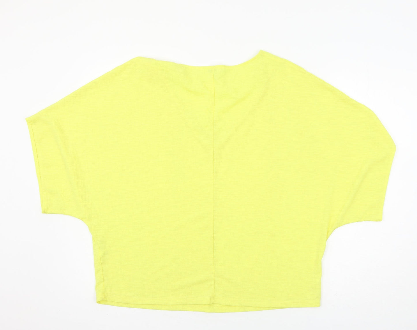 Womens UK Size M OVS Yellow Basic Blouse