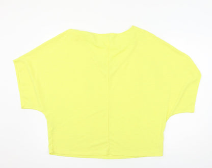 Womens UK Size M OVS Yellow Basic Blouse
