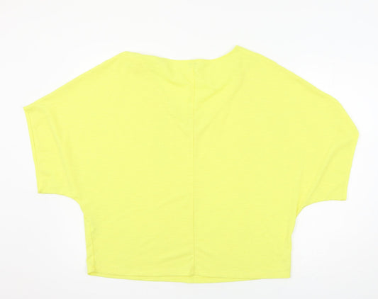 Womens UK Size M OVS Yellow Basic Blouse