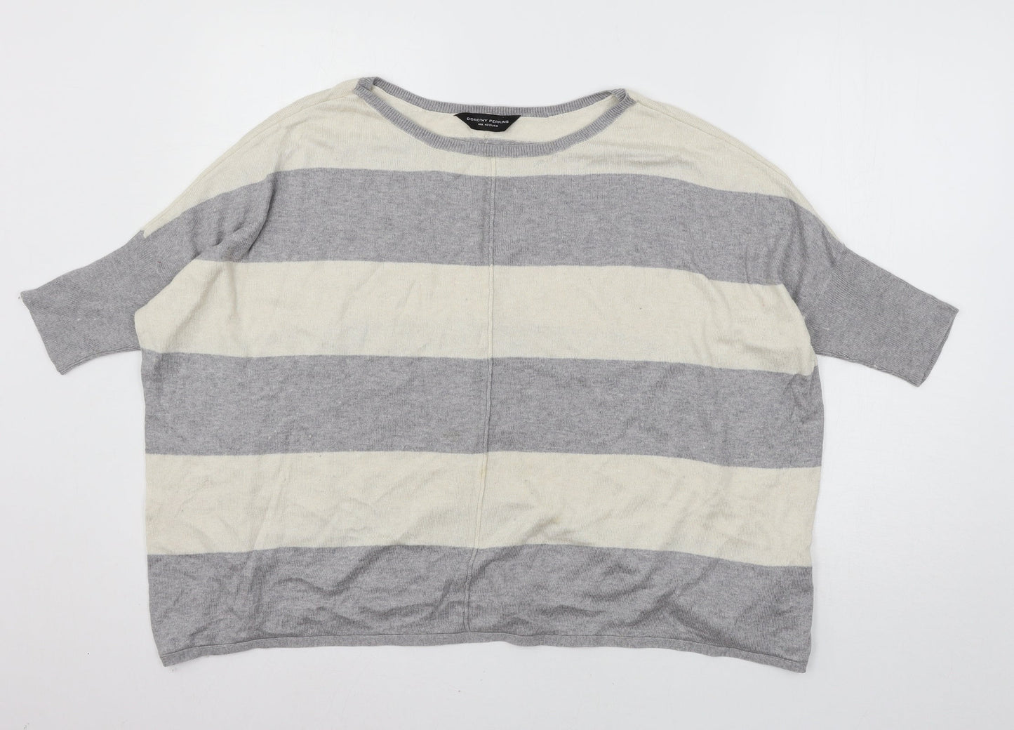 Womens UK Size 14 Dorothy Perkins Grey Pullover Jumper