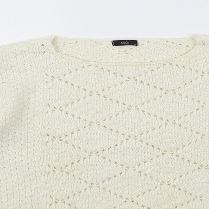 Womens UK Size 20 M&Co Ivory Pullover Jumper