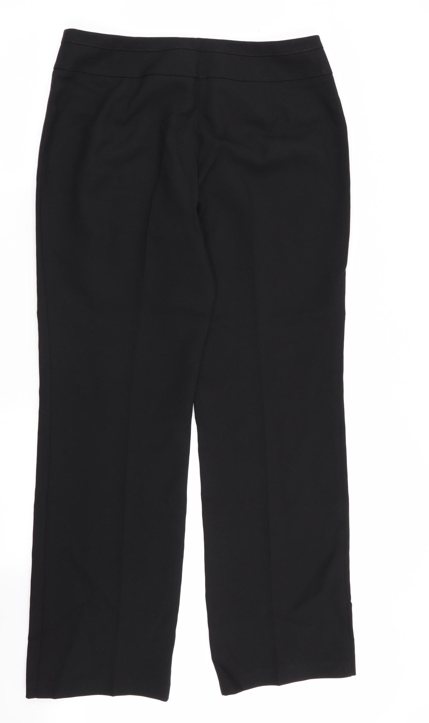 Womens UK Size 30 in Preworn Regular Fit  Black Trousers