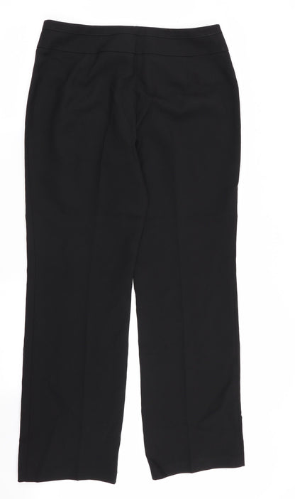 Womens UK Size 30 in Preworn Regular Fit  Black Trousers