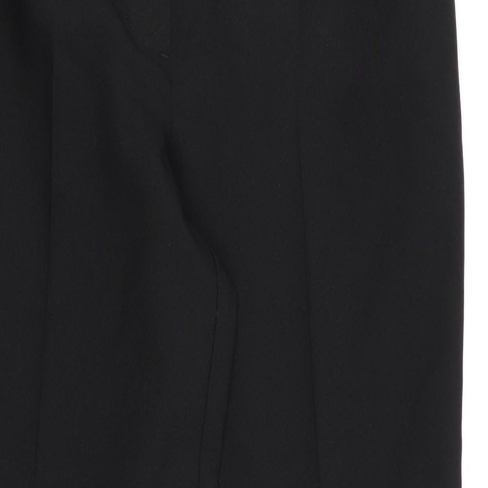 Womens UK Size 30 in Preworn Regular Fit  Black Trousers