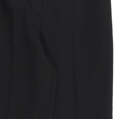 Womens UK Size 30 in Preworn Regular Fit  Black Trousers