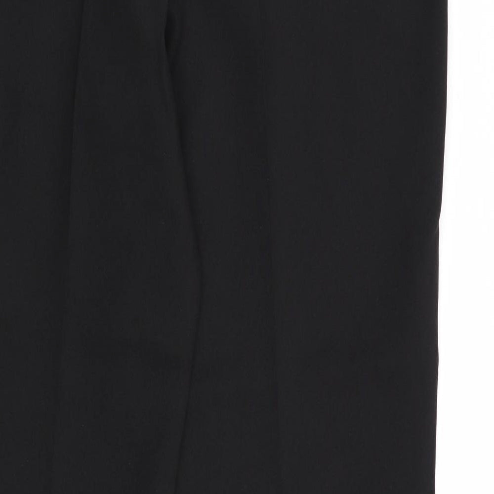 Womens UK Size 30 in Preworn Regular Fit  Black Trousers