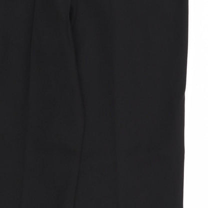 Womens UK Size 30 in Preworn Regular Fit  Black Trousers