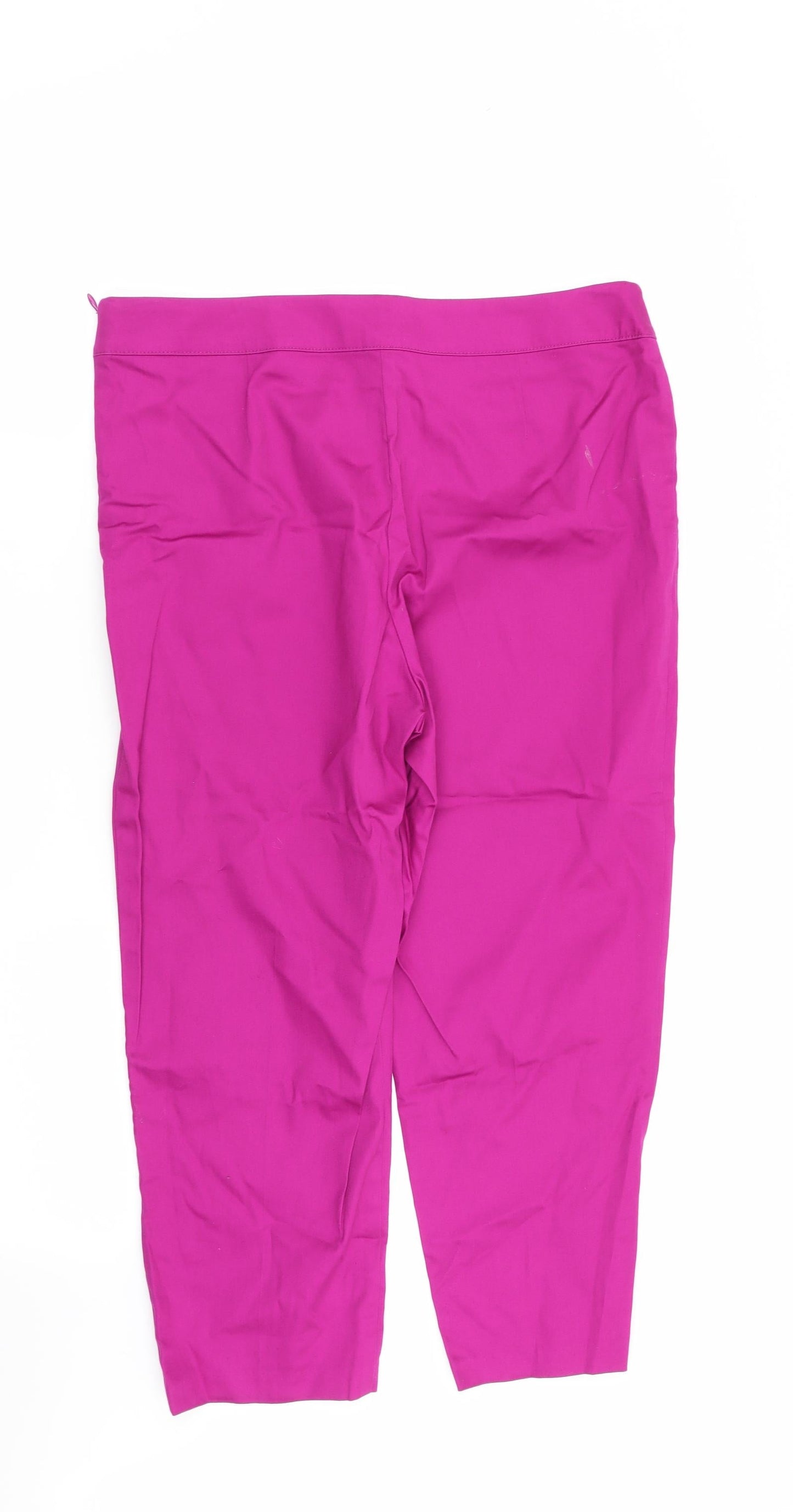 Womens UK Size 30 in Preworn Regular Fit  Pink Trousers