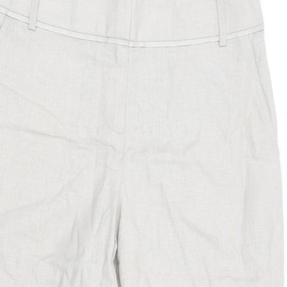 Womens UK Size 30 in Preworn Regular Fit Capri Beige Trousers