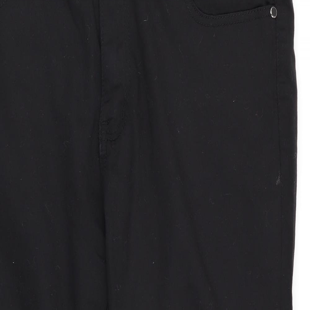 H&L Womens Black   Capri Jeans Size 34 in L22 in