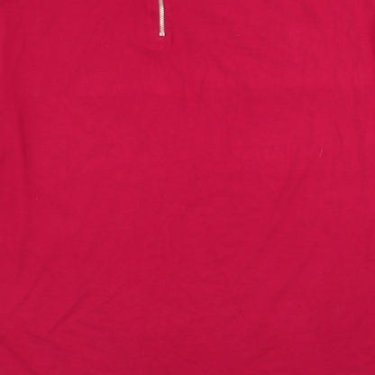 Womens UK Size 10 Select Red Basic T-Shirt
