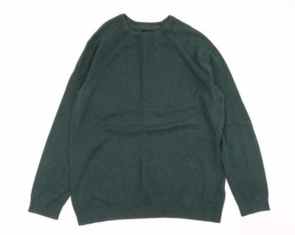 burton menswear Mens Green   Pullover Jumper Size M