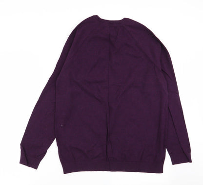burton menswear Mens Purple   Pullover Jumper Size M