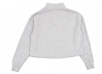 Womens UK Size 10 New Look Grey Pullover Jumper