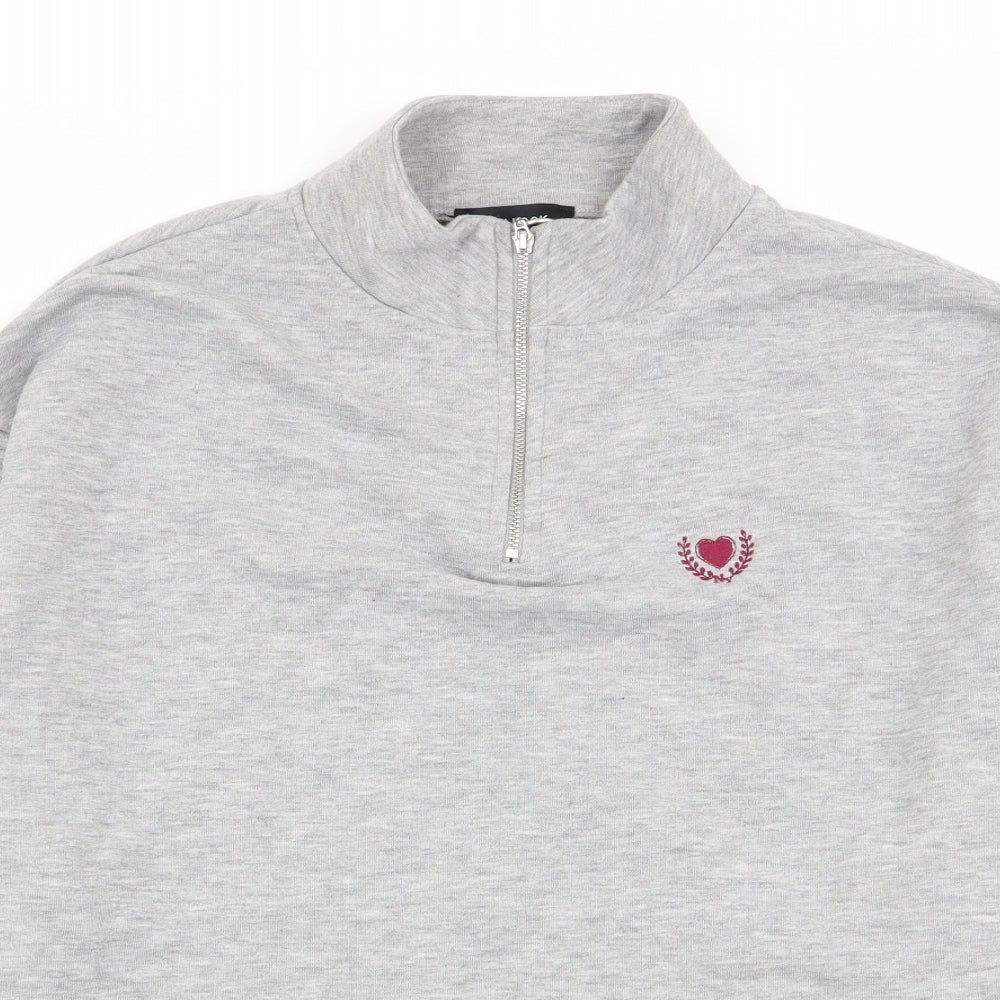 Womens UK Size 10 New Look Grey Pullover Jumper