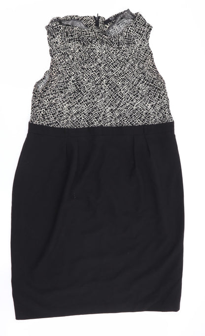 BHS Womens Multicoloured Geometric  Fit & Flare  Size 20